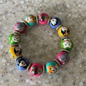 ANGELA MOORE WM’s BRACELET. KITTY CAT DESIGN.